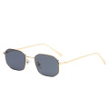 New fashion polygon small frame sunglasses, European and American trend metal sunglasses, street style sunglasses s21039